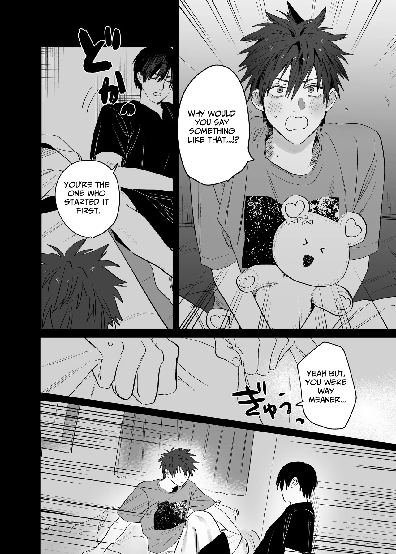 [10-jikan Suimin (nocori)] Fujun Osu Ana Kouyuu 3 -Himitsu no Sakusen Hen- | Illicit Bromance 3 -Secret Operation- [English] page 21 original parody - anal multi-work series hentai manga - read online free