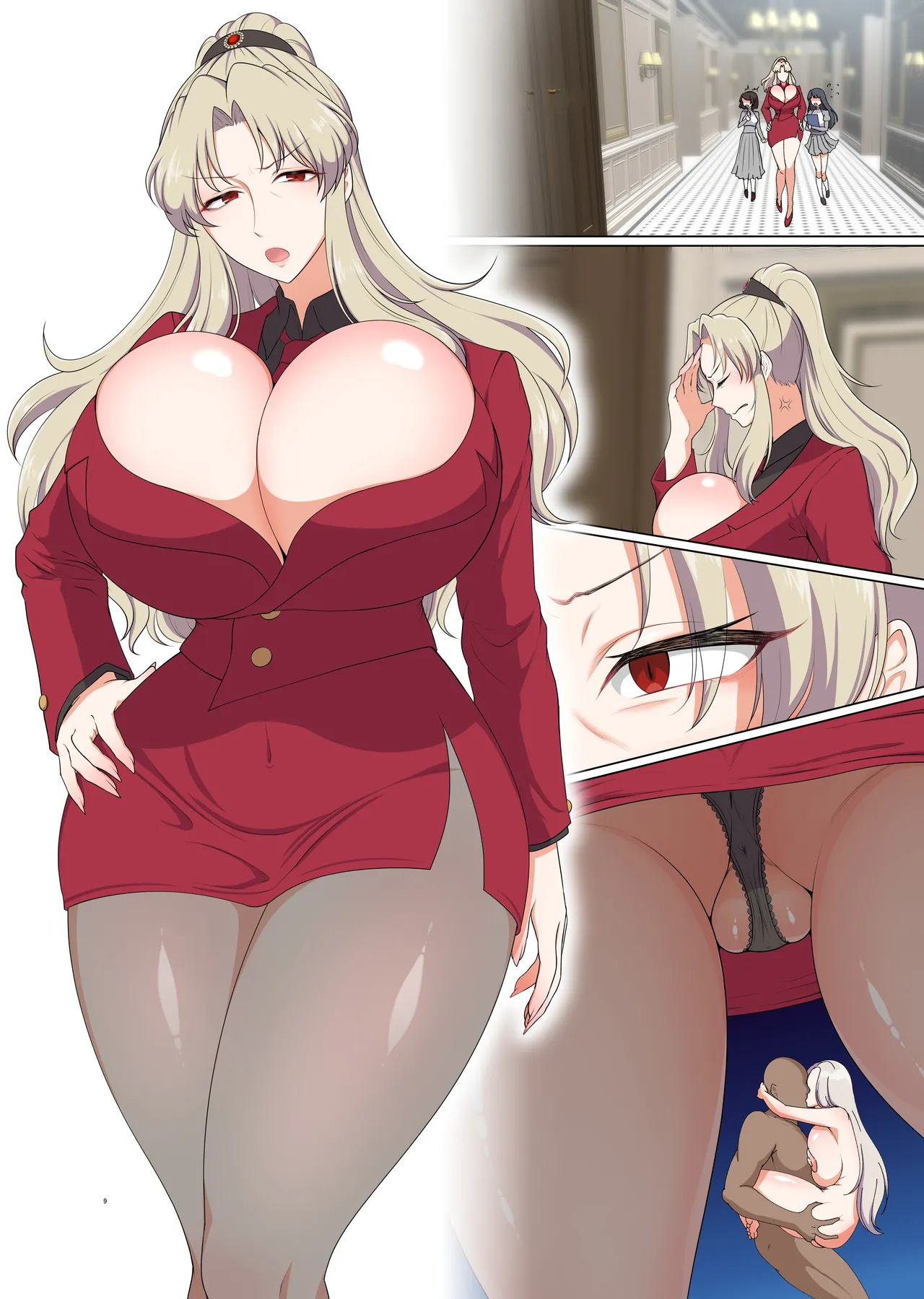 Muchimuchi Nikubenki Cyoukyou Kiroku 2 Jo Gakuenhen page 39 original parody - big breasts condom hentai manga - read online free