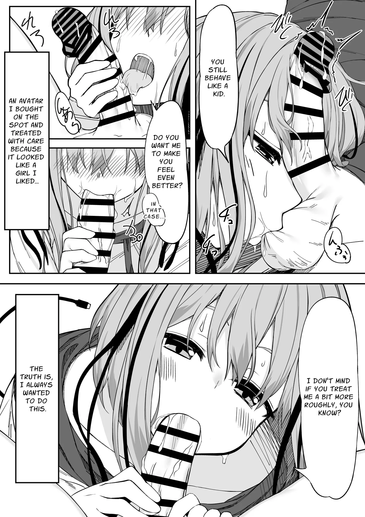 [Rokuchounome (Olive)] V-Ava ga Mesu-gao ni Naru Made Honki Koubi shita | I Seriously Fucked My Virtual Avatar Until She Turned Slut-Faced [English] [sakurei] - Page 9
