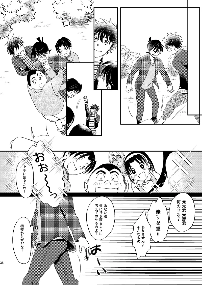 Sign Deep Inside page 38 featuring shinichi kudo detective conan parody - dark skin males only hentai manga - read online free