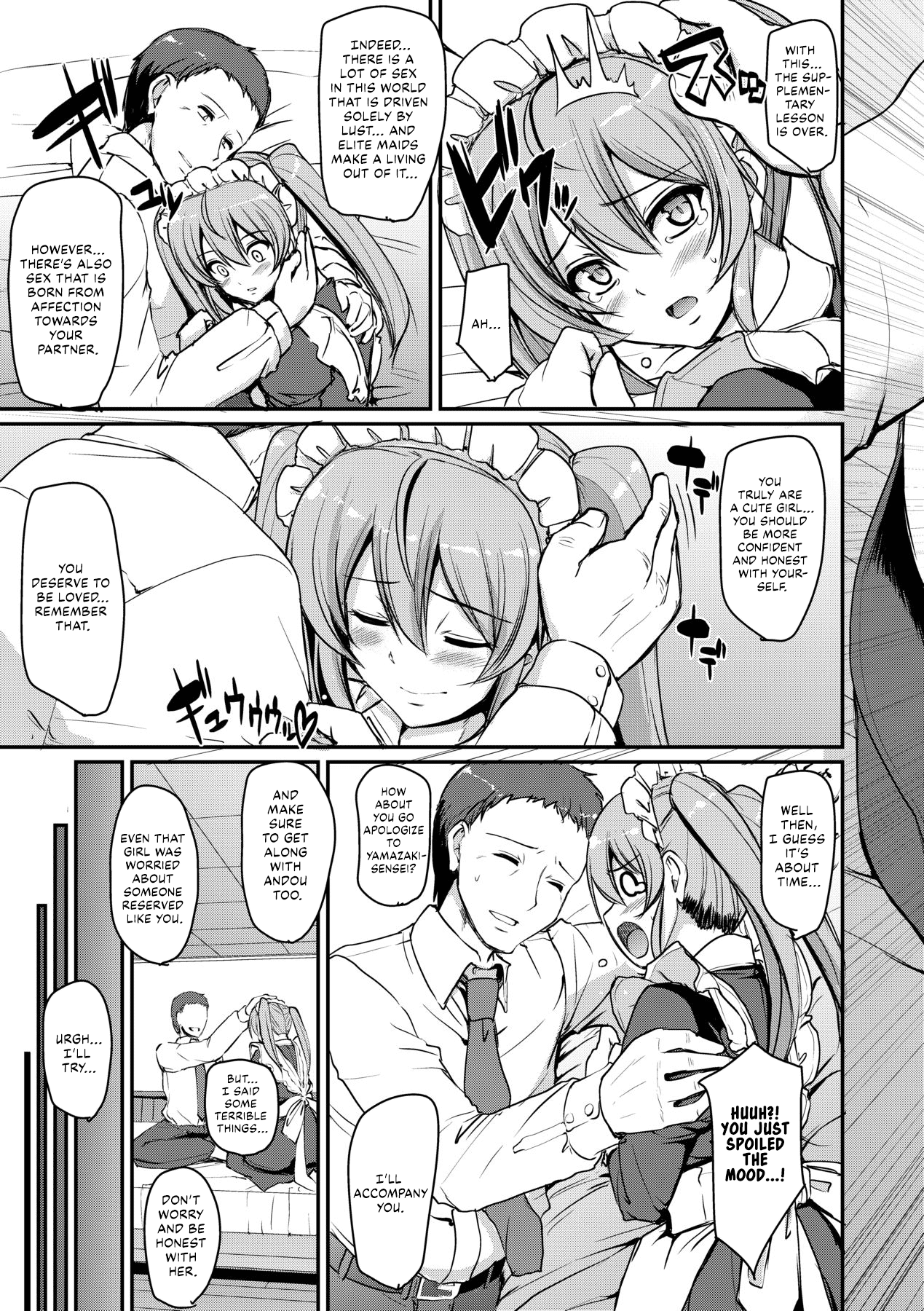 [Alexi Laiho] Maid Gakuen e Youkoso!! - Welcome to Maid Academy Ch. 1-3 [English] [Decensored] [Digital] page 65 - maid kissing hentai manga - read online free