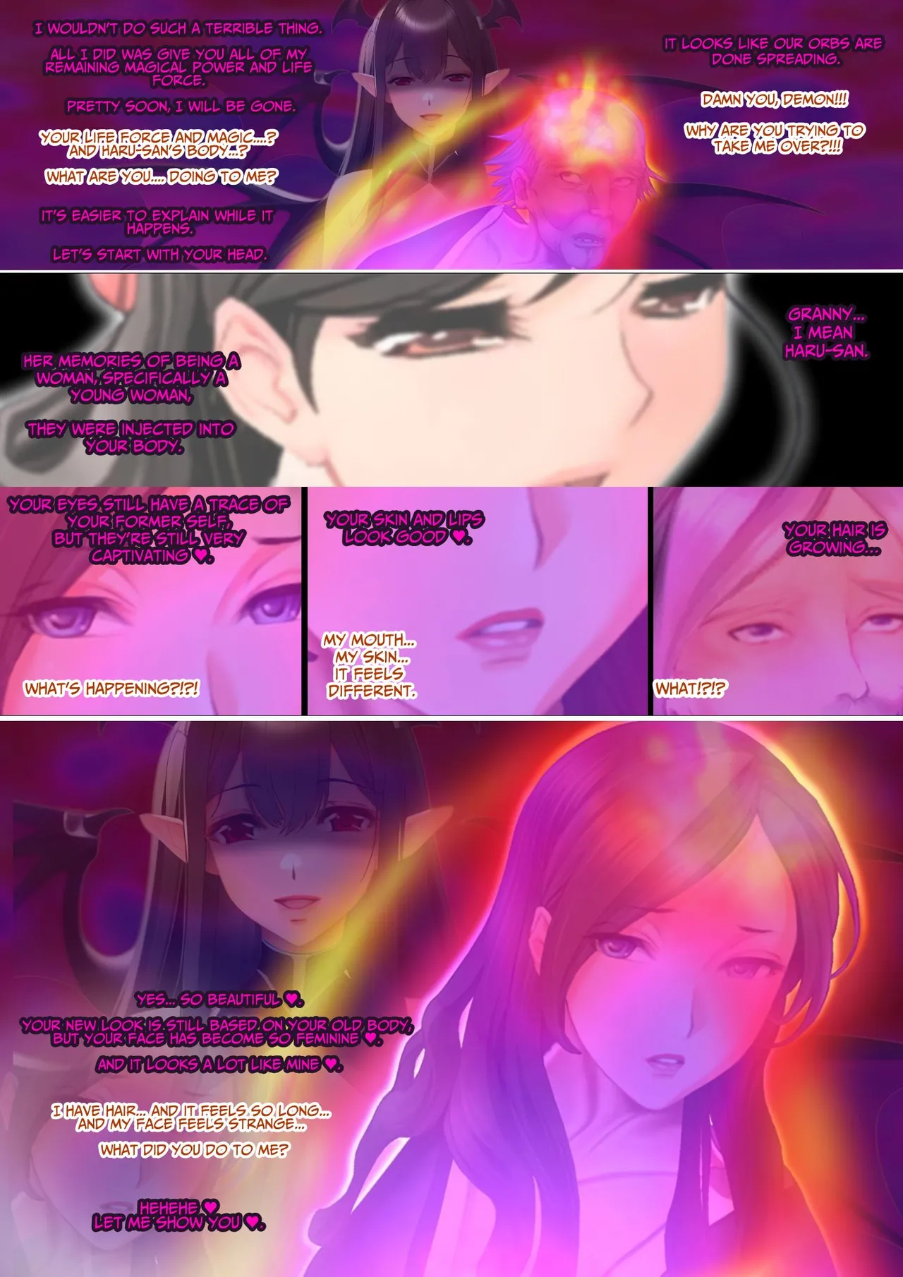 The Succubus Box: A lewd and unusual fate befalls the exorcist grandfather and grandson. page 29 original parody - transformation demon girl hentai manga - read online free