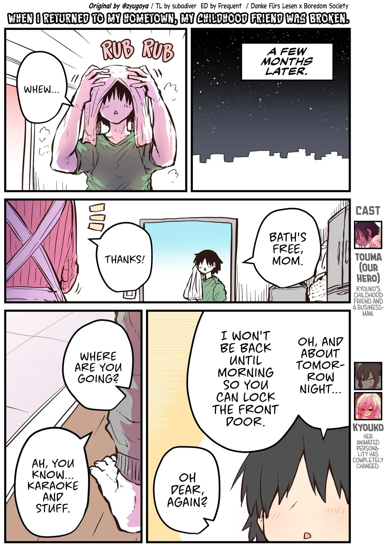 Jimoto ni Kaettekitara Osananajimi ga Kowareteta | When I Returned to My Hometown, My Childhood Friend was Broken page 61 original parody - squirting big breasts hentai manga - read online free