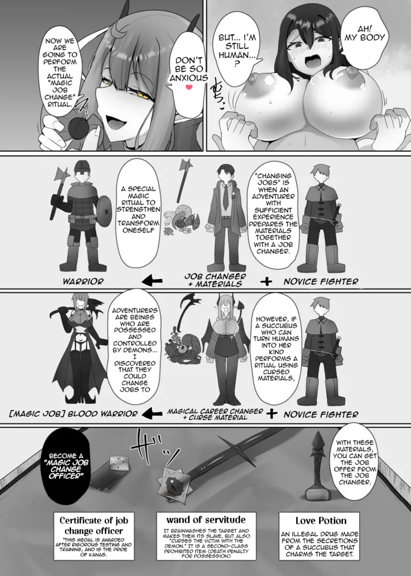Matenshoku no Yakata 1 | The houSe of Evil Class Change 1 - Page 14