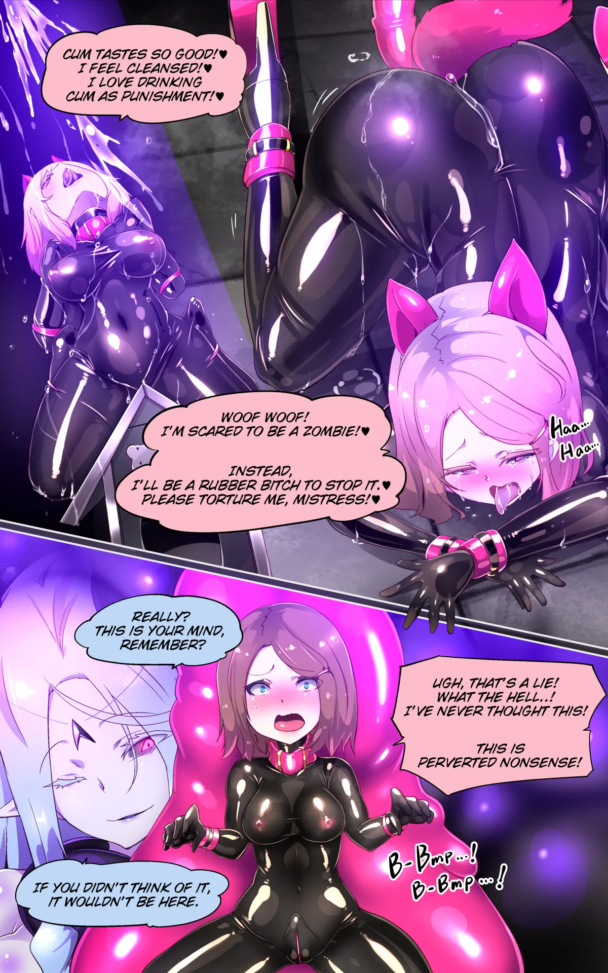 [Yasemura lo-ru (Teishoku, Toyono Kitsune.)] Midara na Jashin o Minukarete Kimi ga TS Inma ni Ochiru Manga -Inkou Gekka no Kansen Midara- | Dark Desires Under the Moonlight [English] page 11 original parody - corruption yuri hentai manga - read online free