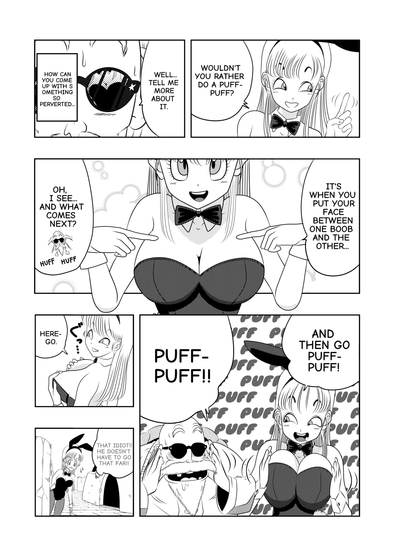 Revenge on Frypan Mountain page 14 featuring master roshi dragon ball parody - old man nakadashi hentai manga - read online free