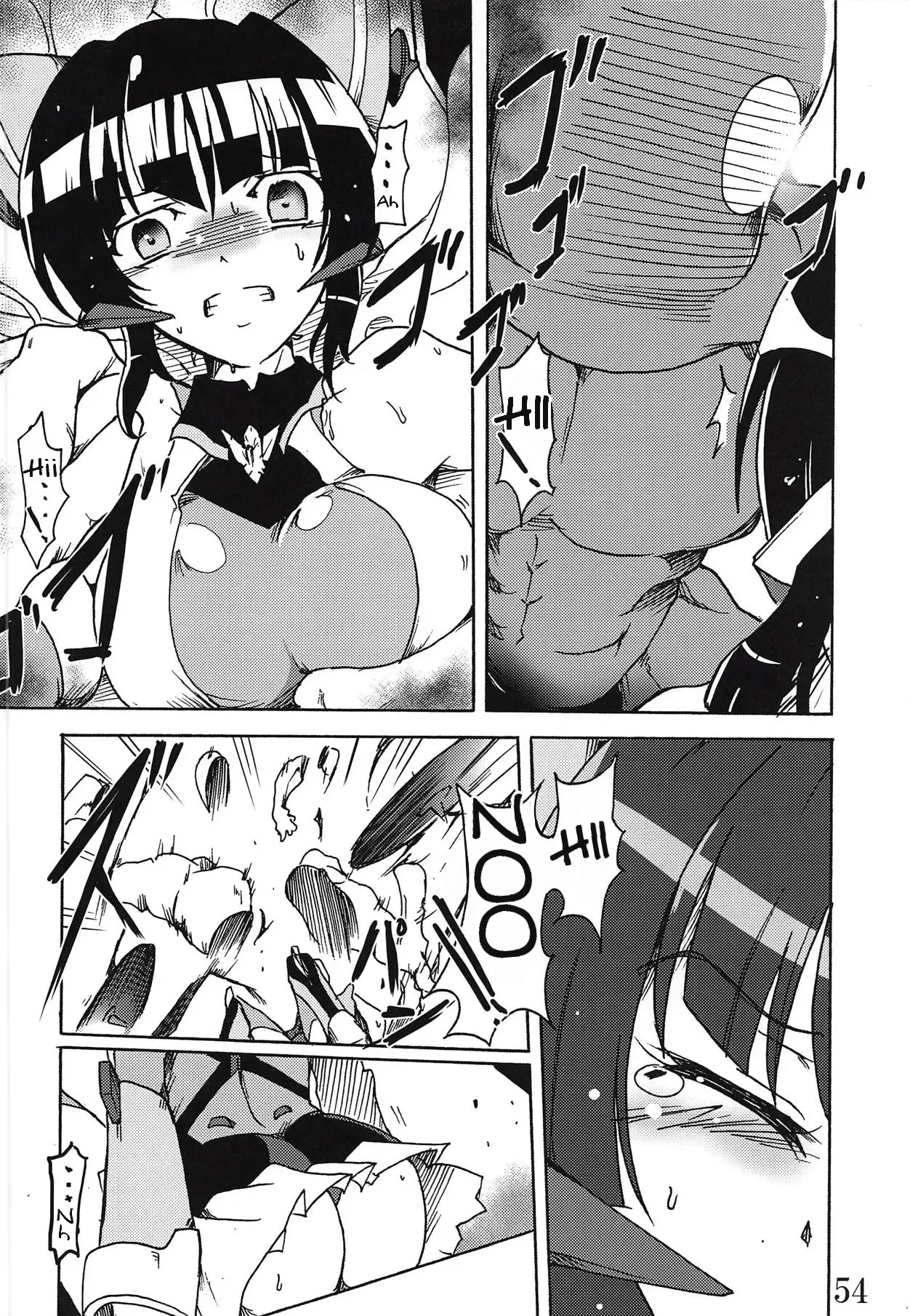 Bessatsu Comic Zessyo Moreugesseoyo Goudoubon page 53 featuring chris yukine senki zesshou symphogear parody - futanari big breasts hentai manga - read online free