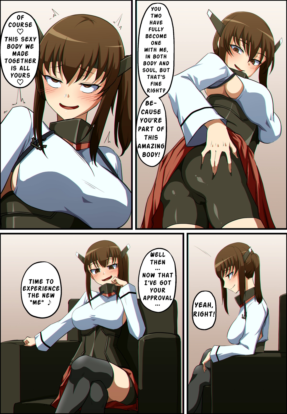 Taihou & Kaga merge possession - Page 9