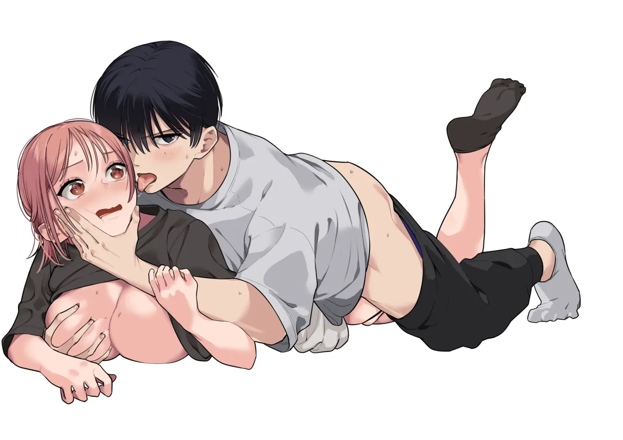 MotoKare no Otouto to NeCafe ni Itta Hanashi page 36 original parody - cheating multi-work series hentai manga - read online free