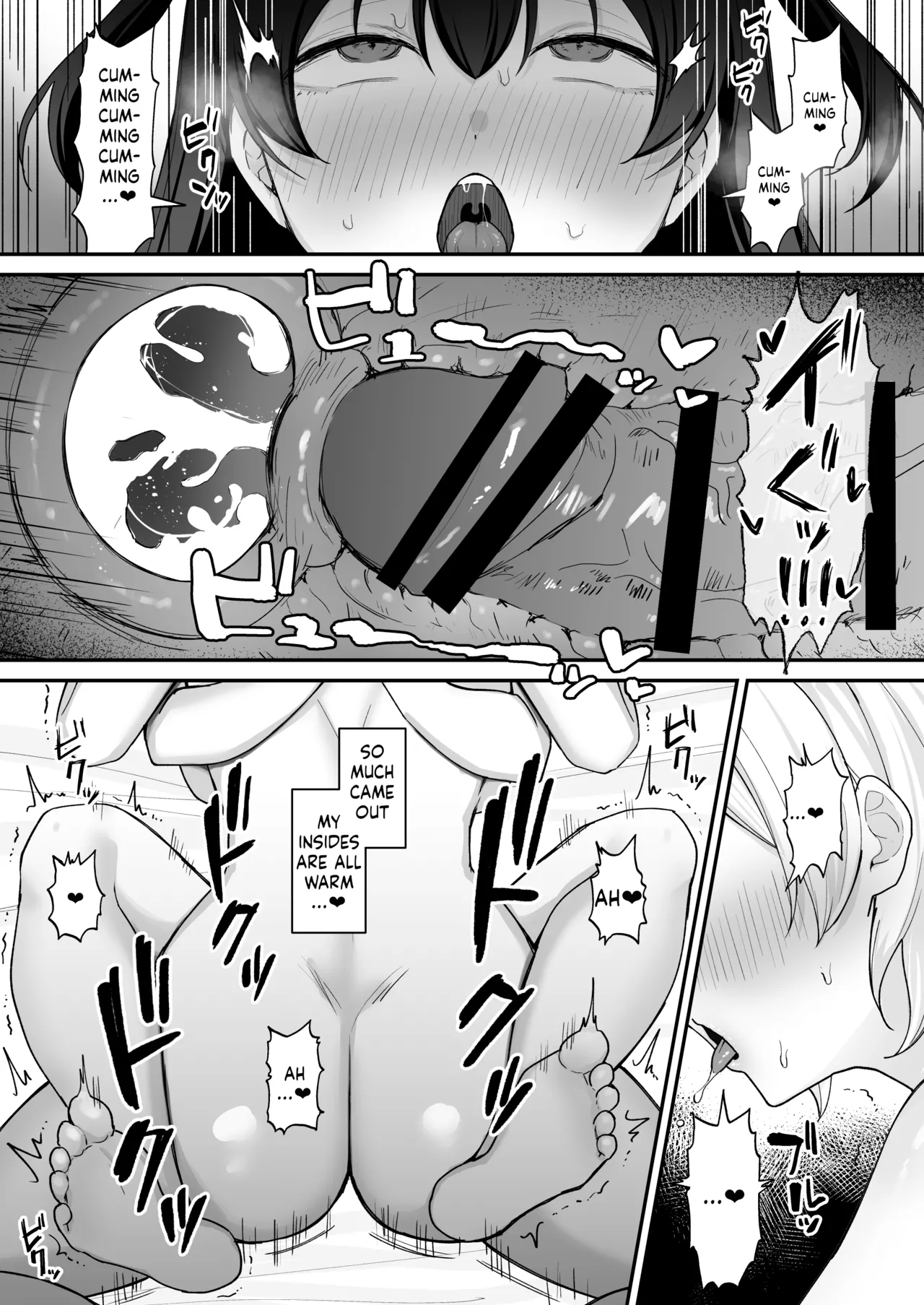 Seiyoku ni Maketa Natsu Futanari Shoujo to Noukou Nama Sex page 36 original parody - futanari kissing hentai manga - read online free