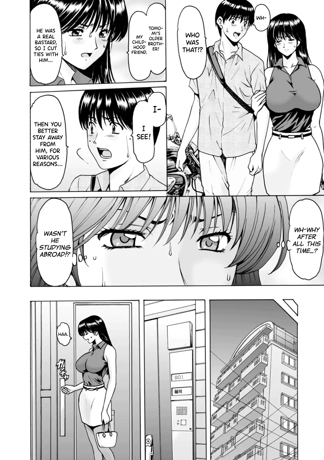 Hitozuma no Kao page 90 - milf kissing hentai manga - read online free