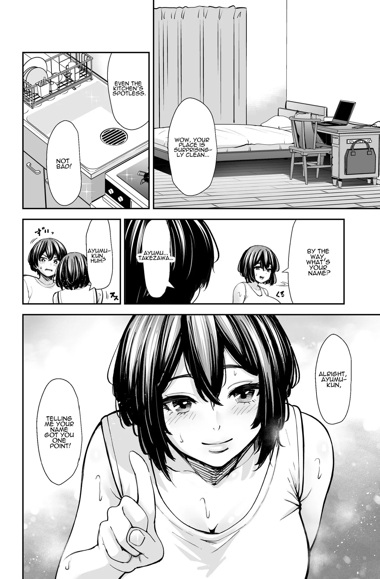 [e9] Seiyoku no Tsuyoi AroThir Onna wa Kirai desu ka? ~Yasei no Kyonyuu ga Yuuwaku shite kita~ | Do You Dislike Horny Women In Their 30s? ~A Wild, Busty Beauty Seduced Me~ [English] [ADTL] page 15 original parody - milf sweating hentai manga - read online free