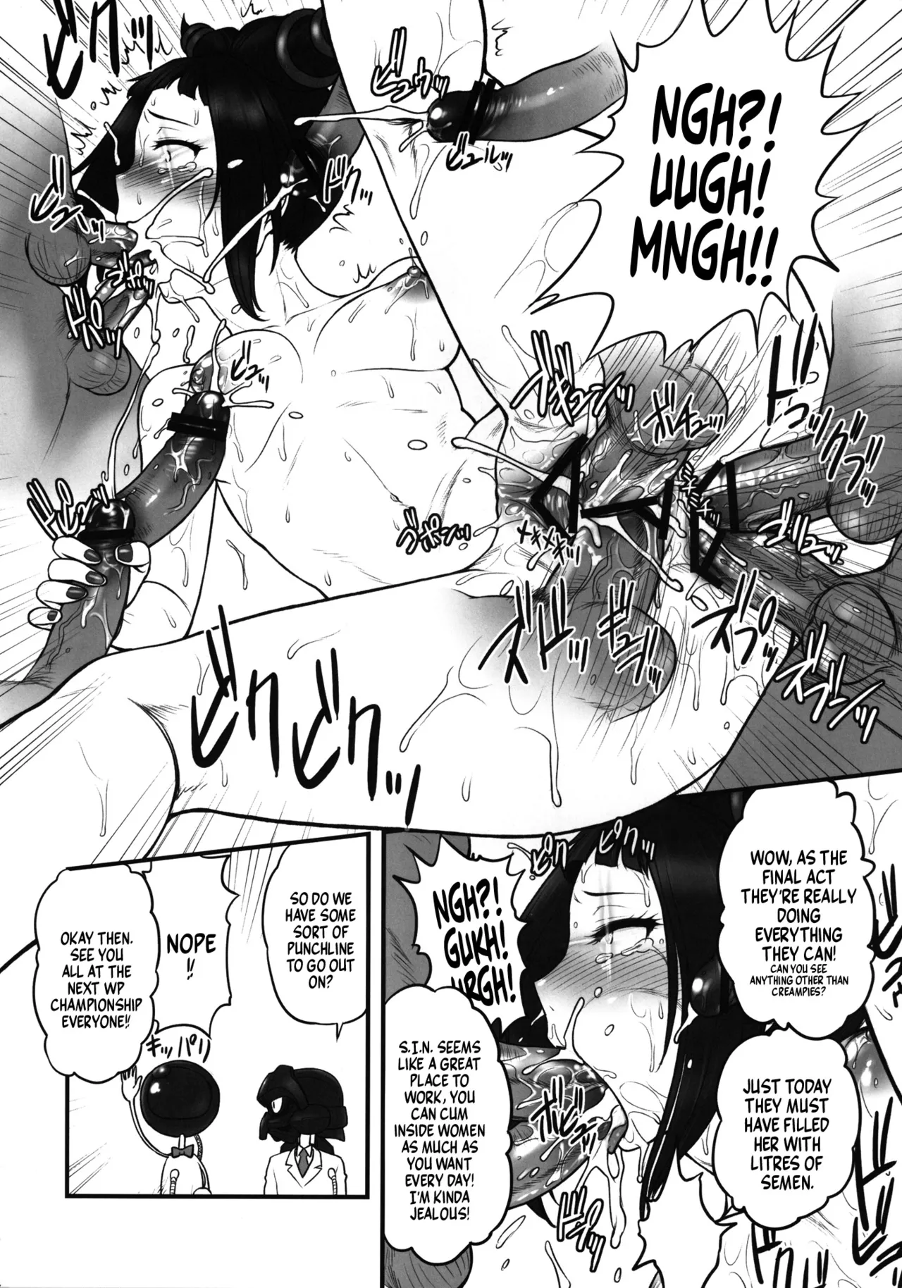 Todoroke! WP Senshuken! | Pound! WP Championship! page 42 various parody - triple penetration group hentai manga - read online free
