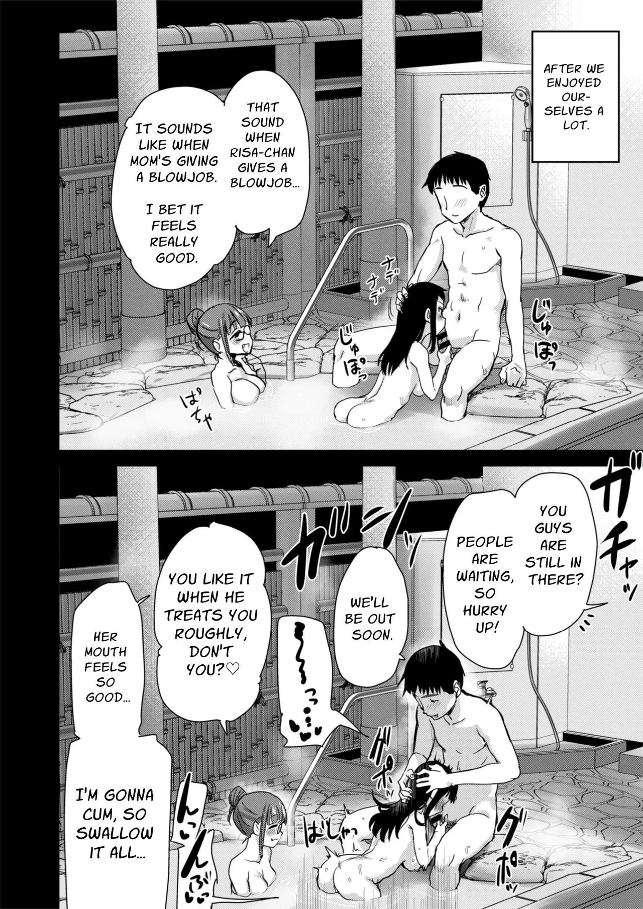 H na Fuushuu ga Aru Inaka de, Itoko to Gishi to Issho ni Ofuro ni Hairu Hanashi. | In A Countryside Village With An Odd Custom, I Bathe With My Step-Sisters. page 38 original parody - inseki big breasts hentai manga - read online free