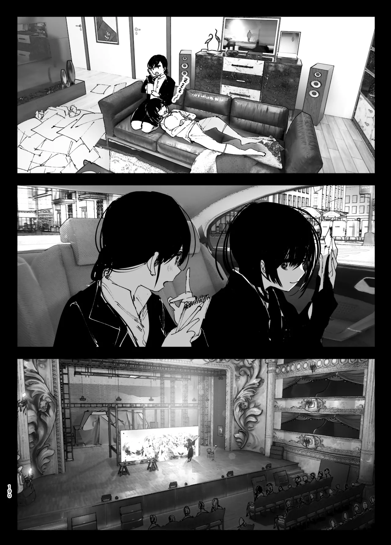 Monogatari no youni page 189 original parody - big breasts story arc hentai manga - read online free
