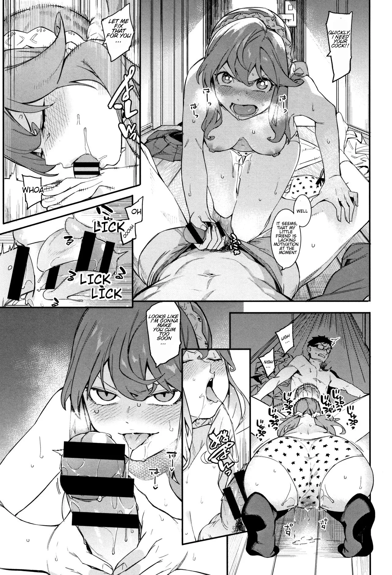 Akaruku Tanoshiku Kimochiyoku Ch. 3 page 9 - unusual pupils glasses hentai manga - read online free