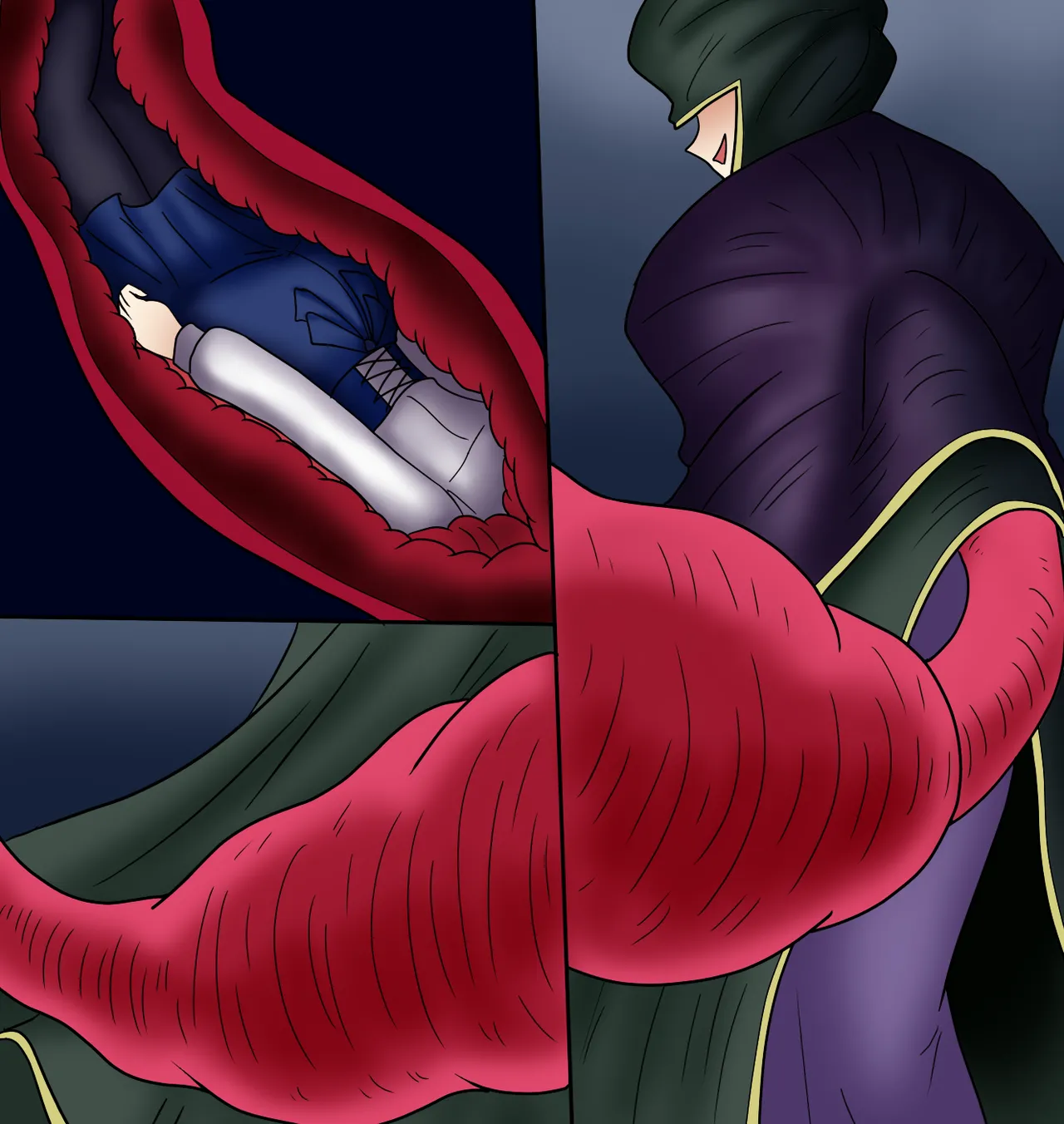 アルトリア吸収メディア第一章 リメイク＋大幅追加改修（完全版） page 111 featuring caster fate stay night parody - vore tailphagia hentai manga - read online free