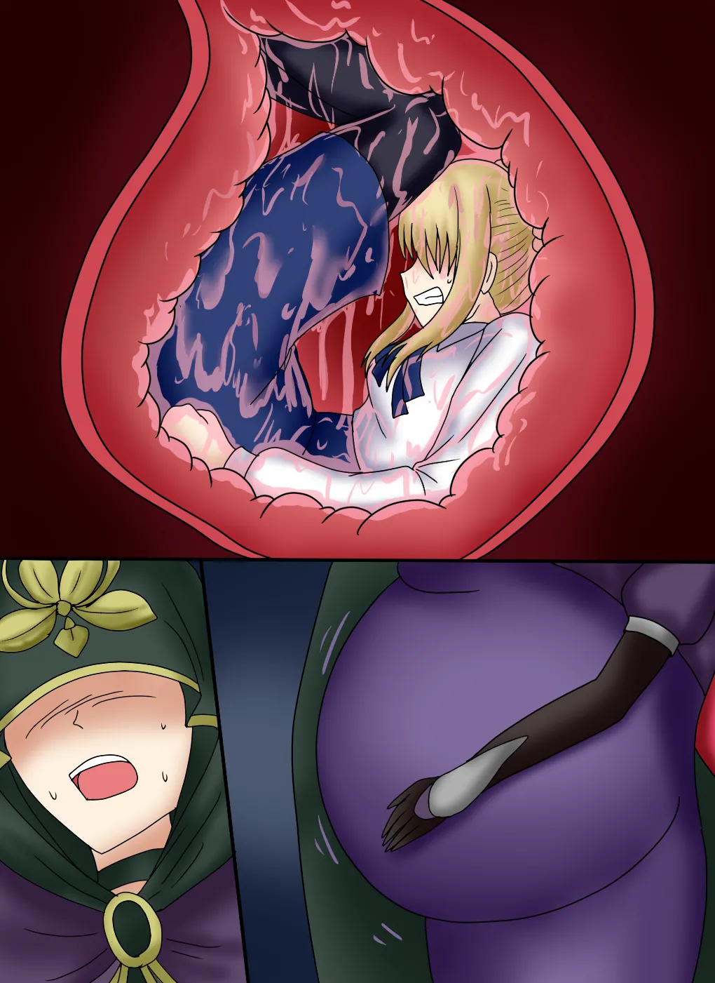 アルトリア吸収メディア第一章 リメイク＋大幅追加改修（完全版） page 132 featuring caster fate stay night parody - vore tailphagia hentai manga - read online free