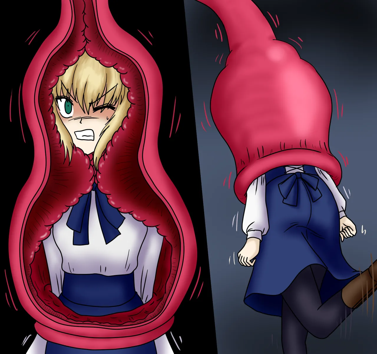 アルトリア吸収メディア第一章 リメイク＋大幅追加改修（完全版） page 64 featuring caster fate stay night parody - vore tailphagia hentai manga - read online free