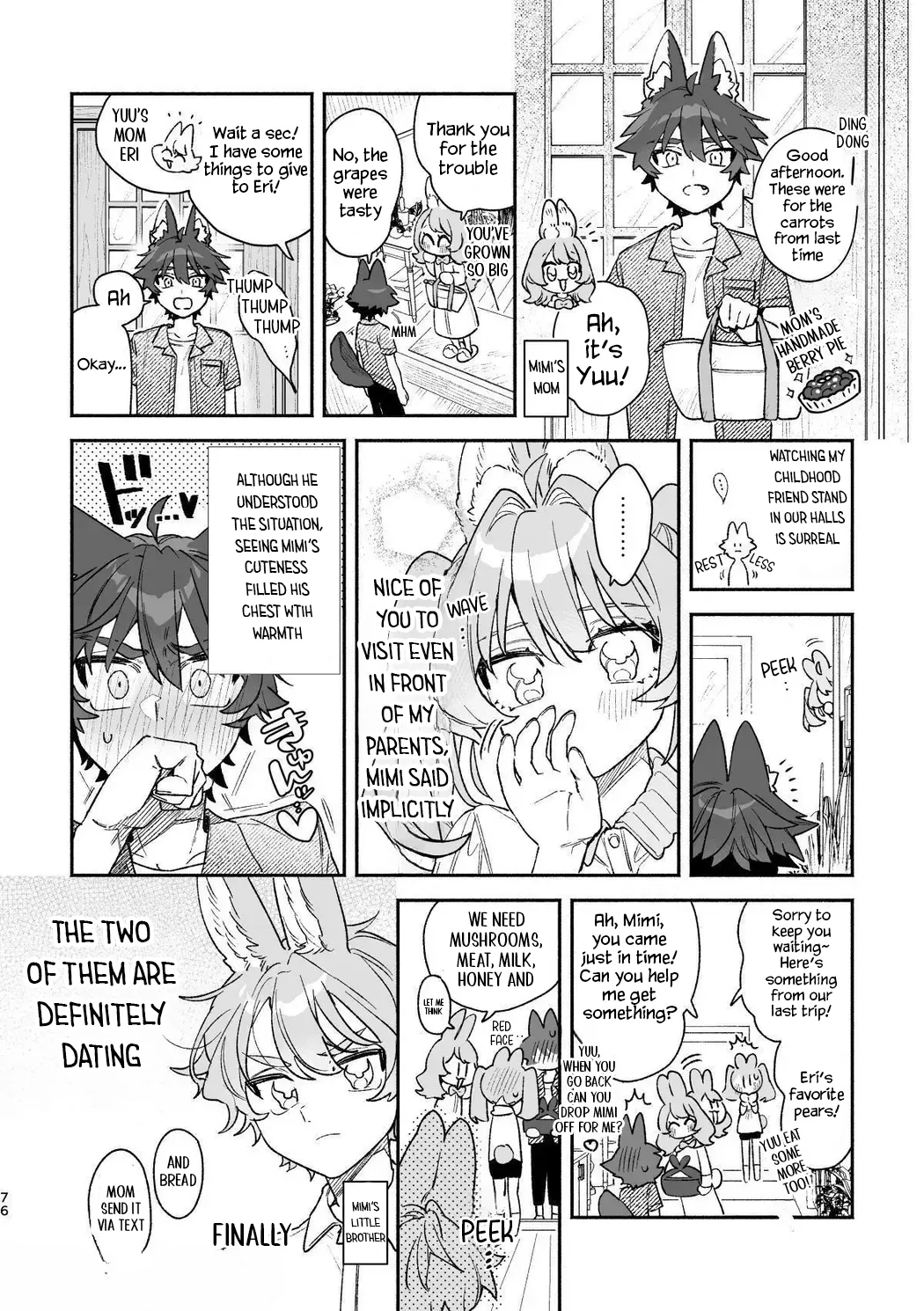 [UsachanGET] ♂ ga uke. Usagi-chan × ōkami-kun 2 | ♂ is the bottom. Rabbit-chan x Wolf-kun 2 [English] [Lunaslurp] page 78 original parody - wolf boy leg lock hentai manga - read online free
