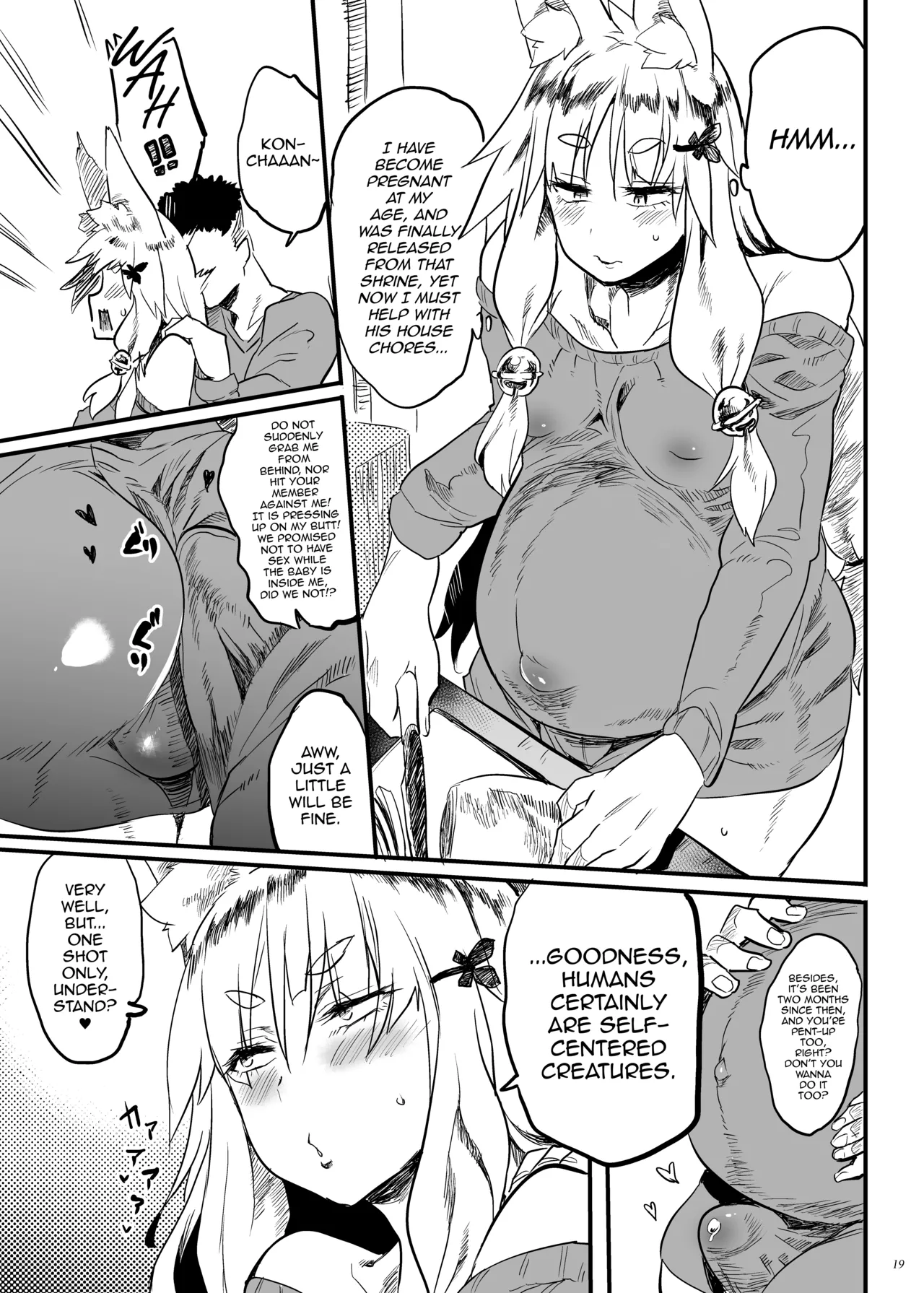 Konna ni Kawaii Okitsune-sama ni Tsuite Nai Wake ga Nai! page 18 original parody - fox boy pregnant hentai manga - read online free