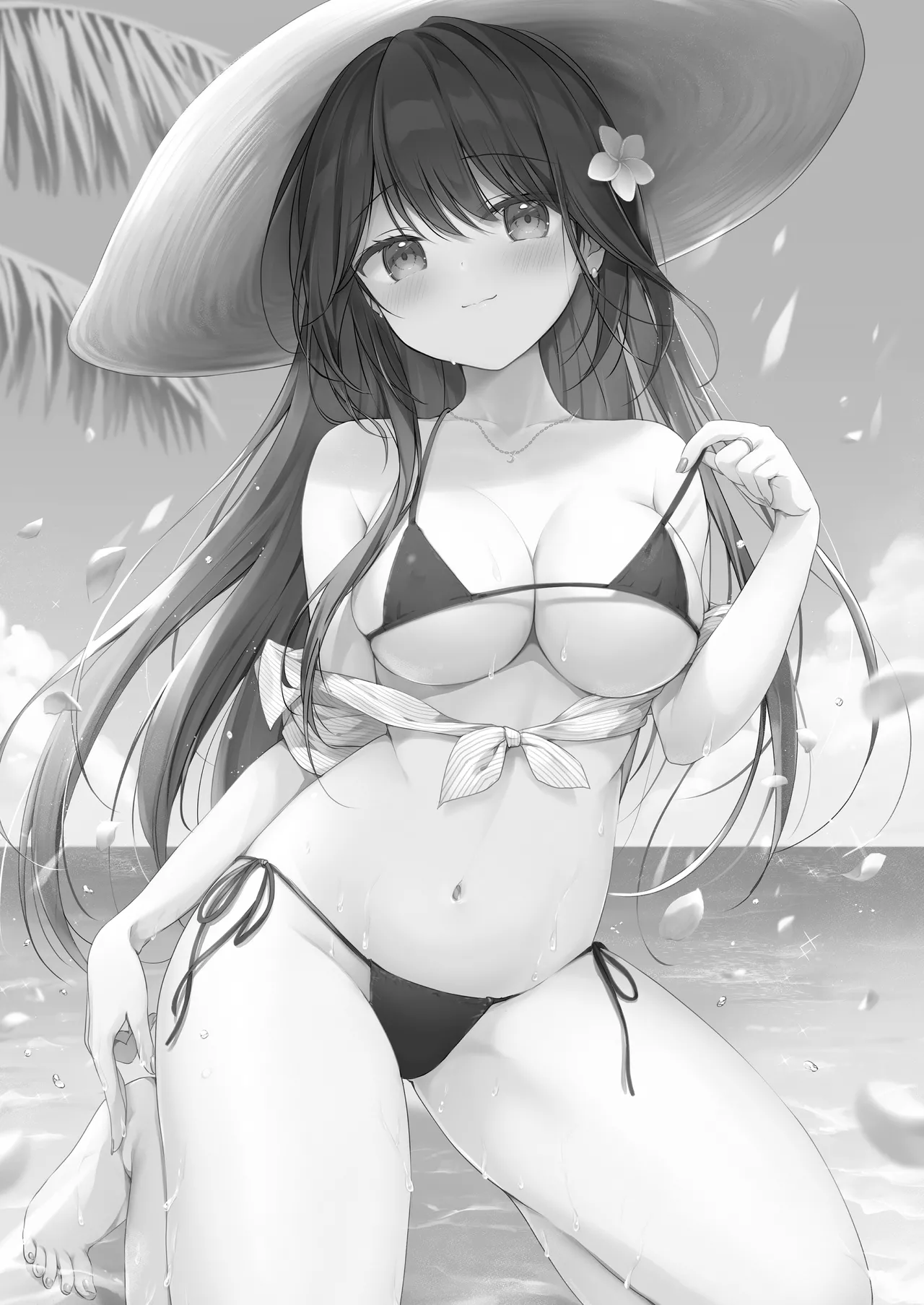 Amaezyouzuna Otorarisann tono Tsukiaikata page 32 original parody - swimsuit paizuri hentai manga - read online free