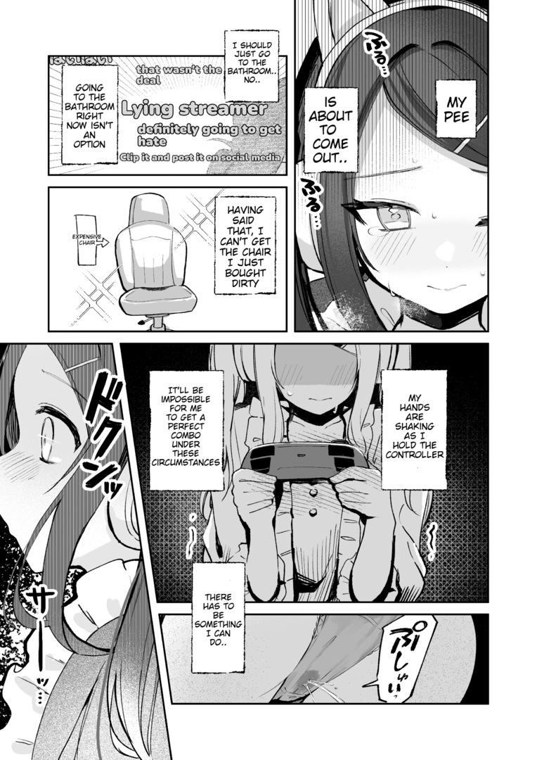 There's no way I'd wet myself on an oshigama stream !! page 10 original parody - urination filming hentai manga - read online free
