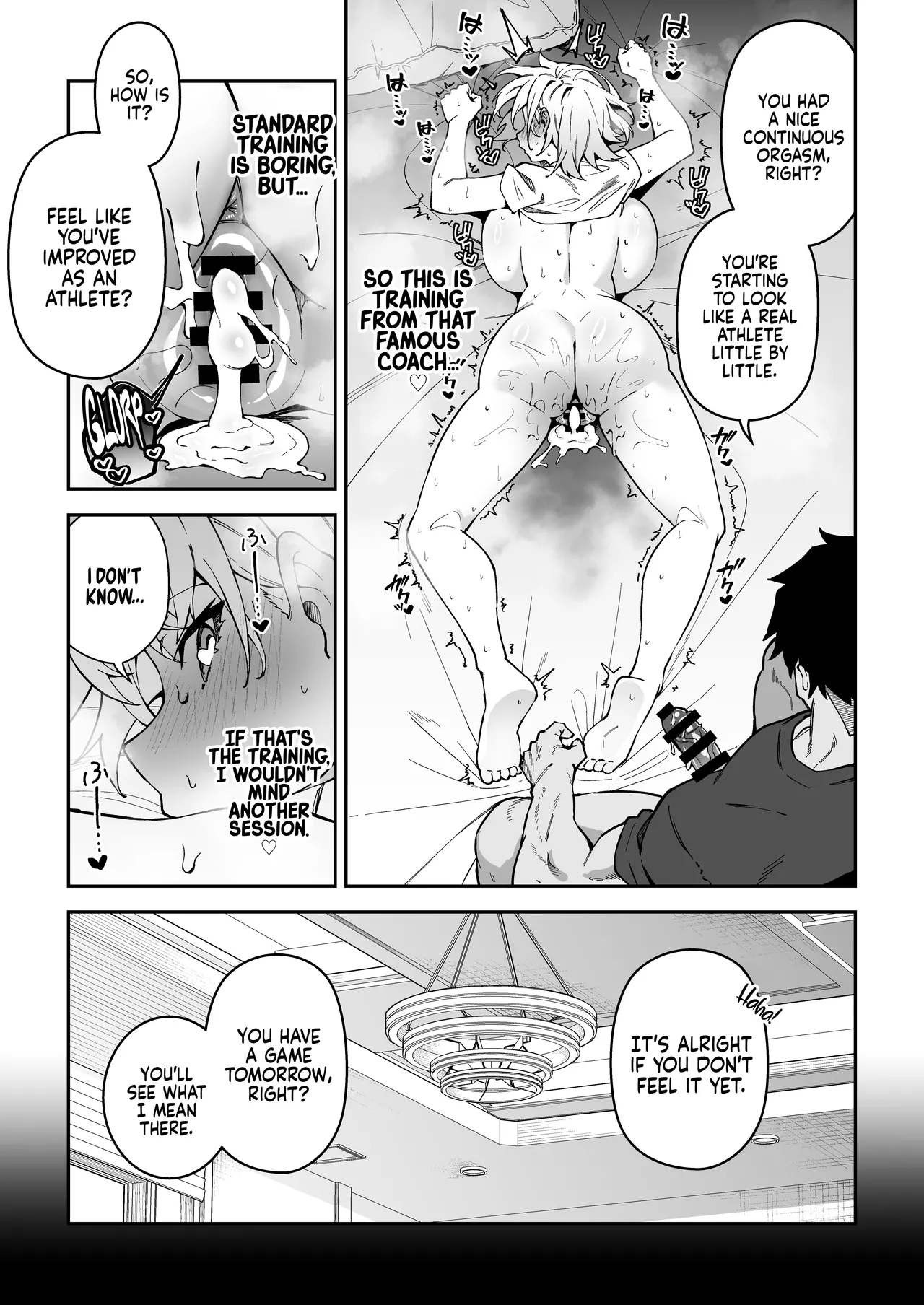 Gachihame SEX Shidou 3 | Serious SEXual Training 3 page 21 original parody - squirting sweating hentai manga - read online free
