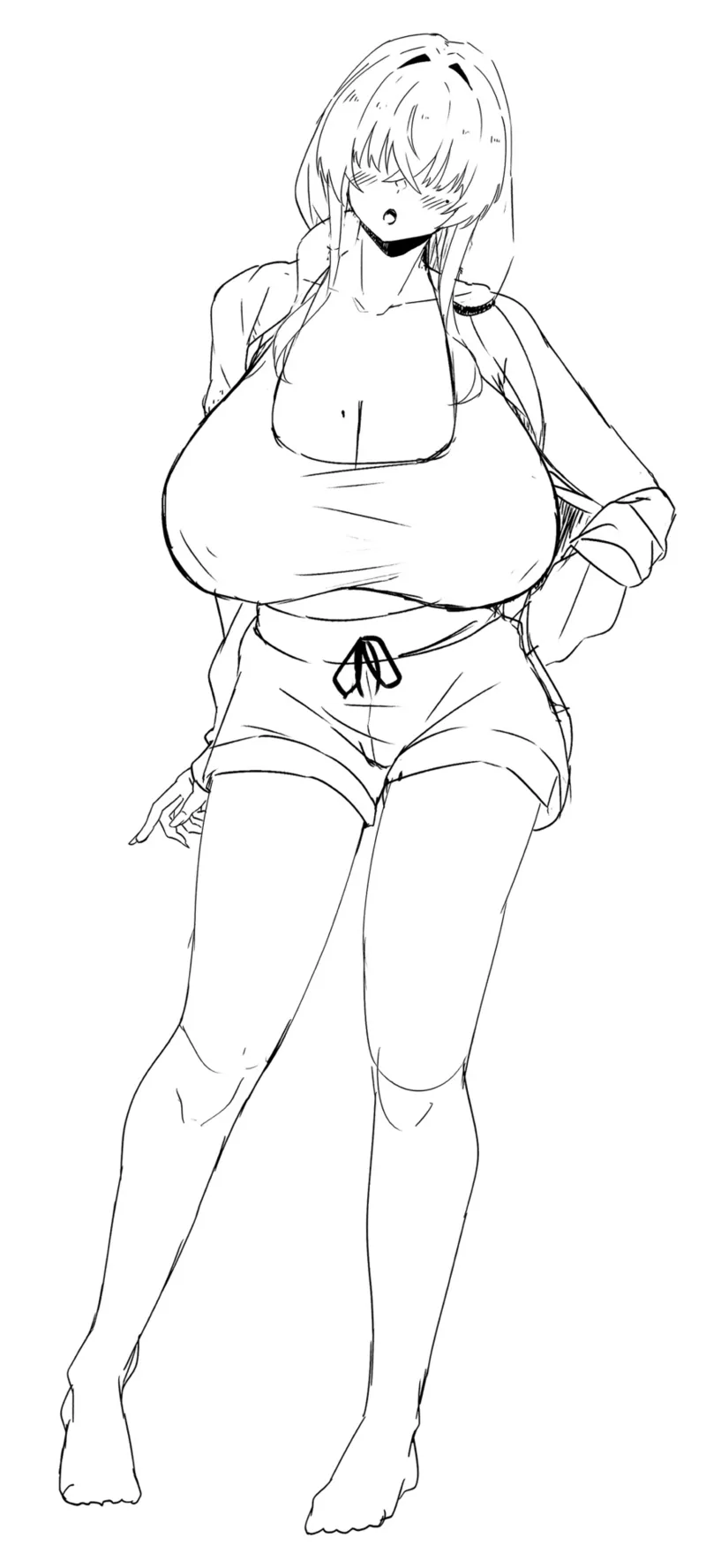 [Yotsuba no Suisou (FoN)] Koko de no Ohanashi wa Subete Mousou desu!! Jimi Kyonyuu Megane-chan to Mekakure Kyonyuu Gal-chan Futari no Yoru no Mousou Waidan | The Stories Depicted Here Are All Just Fantasies!! Plain Big Titty Glasses-chan and Covered-Eyes Big Titty Gyaru-chan's Night of Dirty Gossip [English] [skibidibenki] [Digital] page 33 original parody - big breasts mmf threesome hentai manga - read online free