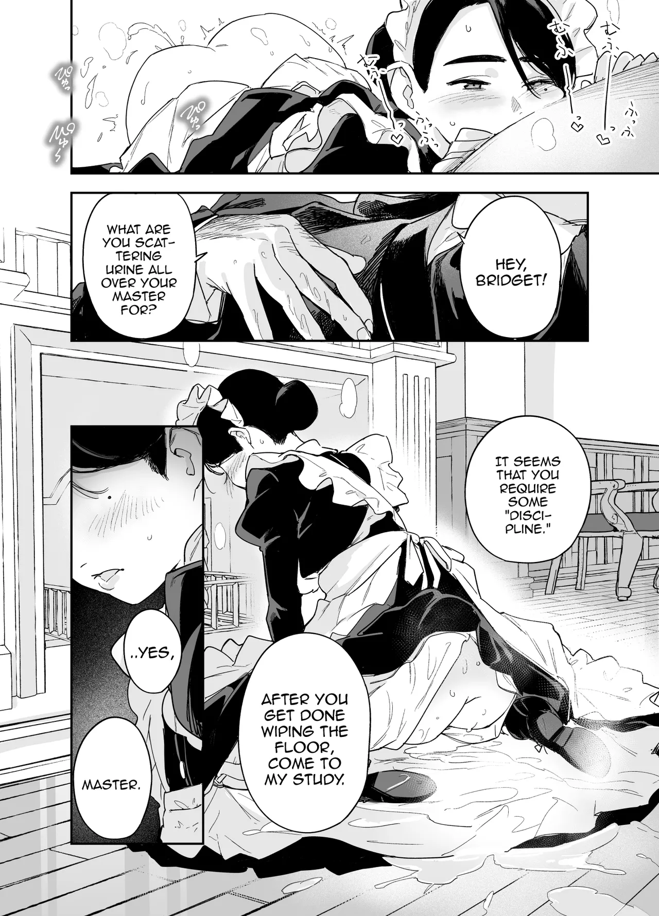 [F no Kottoubako (Onizuka Frill)] Wagaya no Housemaid Bridget Sei no Gohoushi ~Danro Souji kara Kozukuri made~ /  My Housemaid Bridget's Sexual Service ~ Everything From Fireplace Cleaning, To Babymaking  [English] {Doujins.com} page 9 original parody - maid squirting hentai manga - read online free