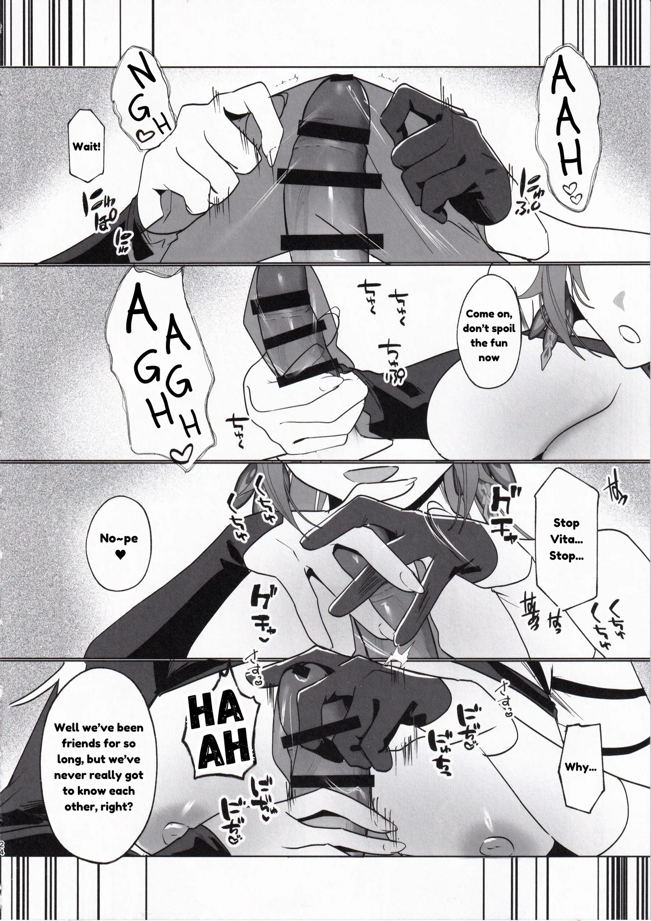 Mitsu o Kurawaba Doku made page 23 featuring vita honkai gakuen parody - handjob big breasts hentai manga - read online free