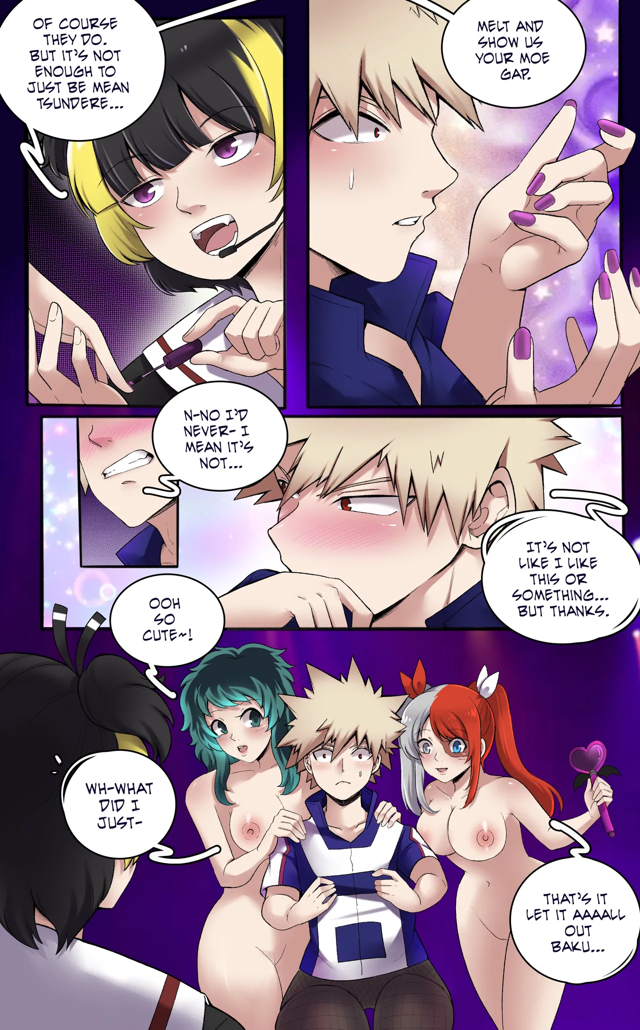 My Hero Academia: Moe Moe Kyu page 41 featuring izuku midoriya my hero academia parody - scar transformation hentai manga - read online free