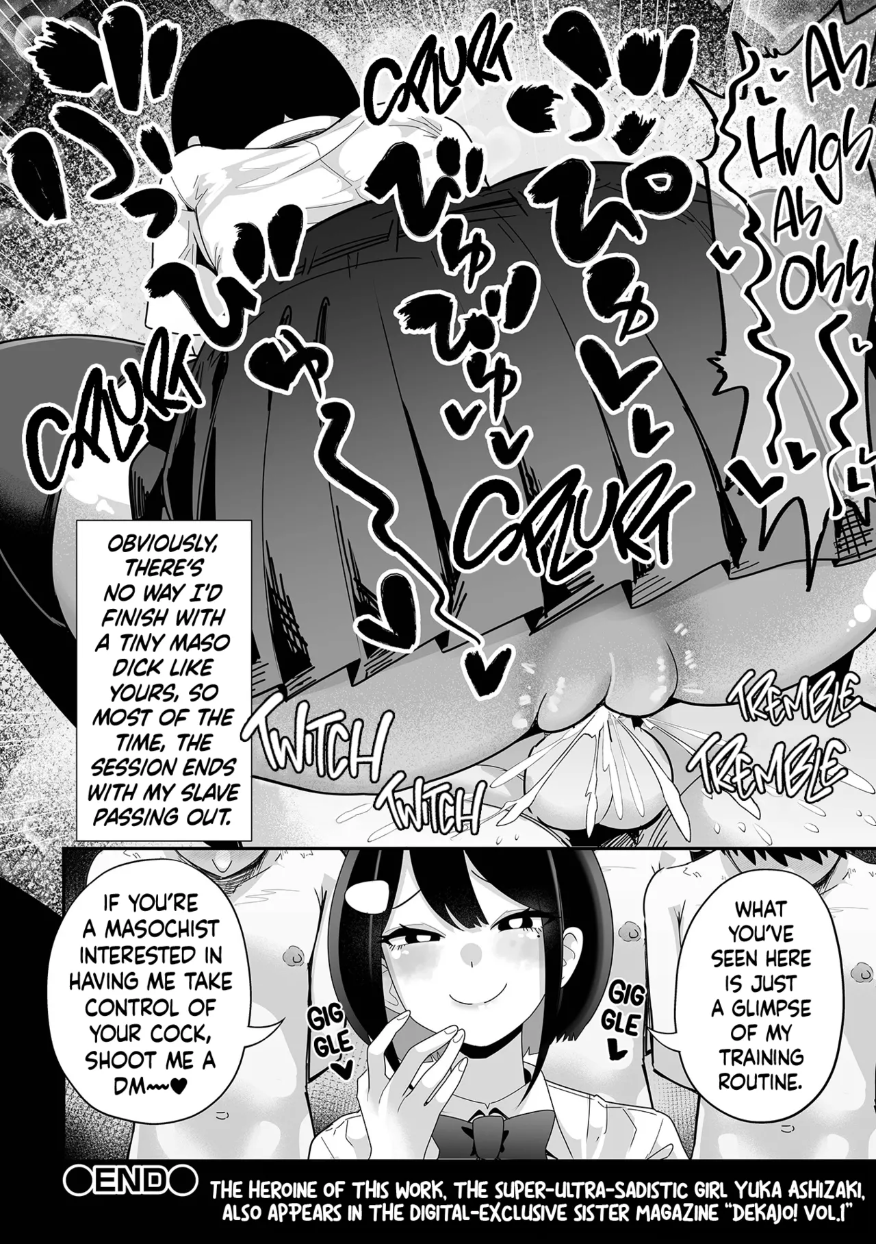 [Tebasaki Chikin] Ashizaki-san no Maso Choukyou Routine | Ashizaki-san's Masochist Training Routine (COMIC Orga Vol. 69) [English] [Decensored] - Page 12