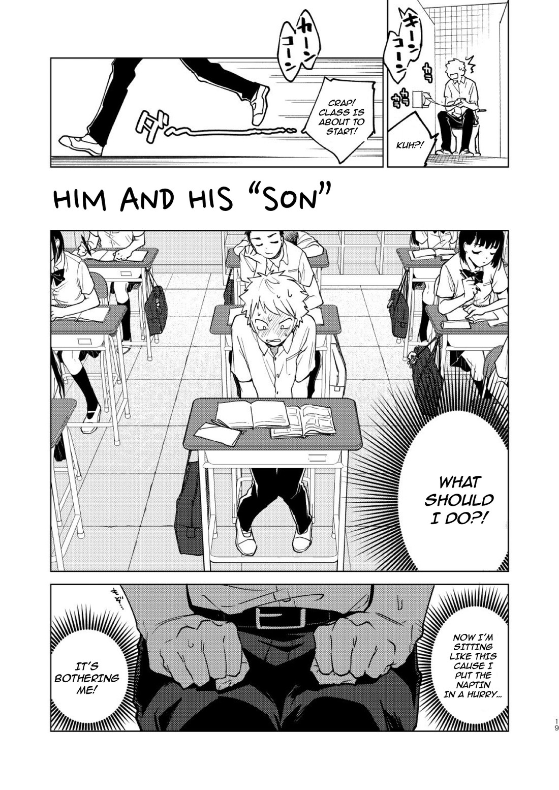 Danshi Seirihon page 16 original parody - masturbation solo action hentai manga - read online free