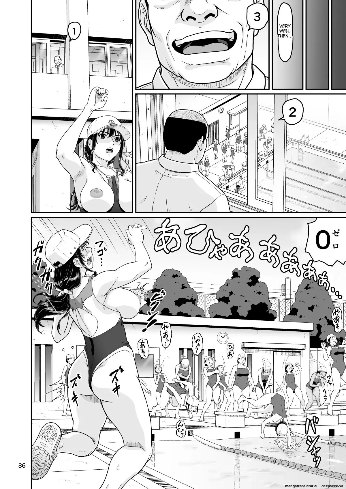 Eroi Koto Igai de Toki o Tomete wa Dame desu yo 3 page 36 original parody - big breasts swimsuit hentai manga - read online free