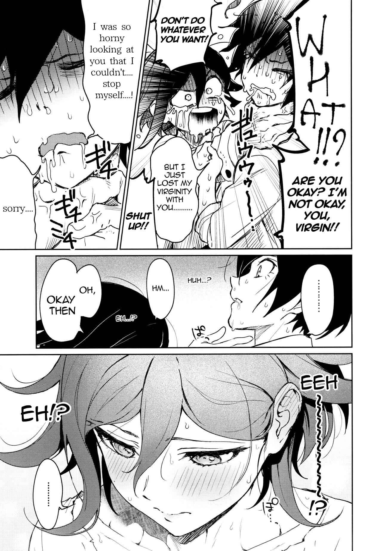 Hajimete no SEX Shinan page 49 featuring shuuichi saihara danganronpa parody - kissing virginity hentai manga - read online free