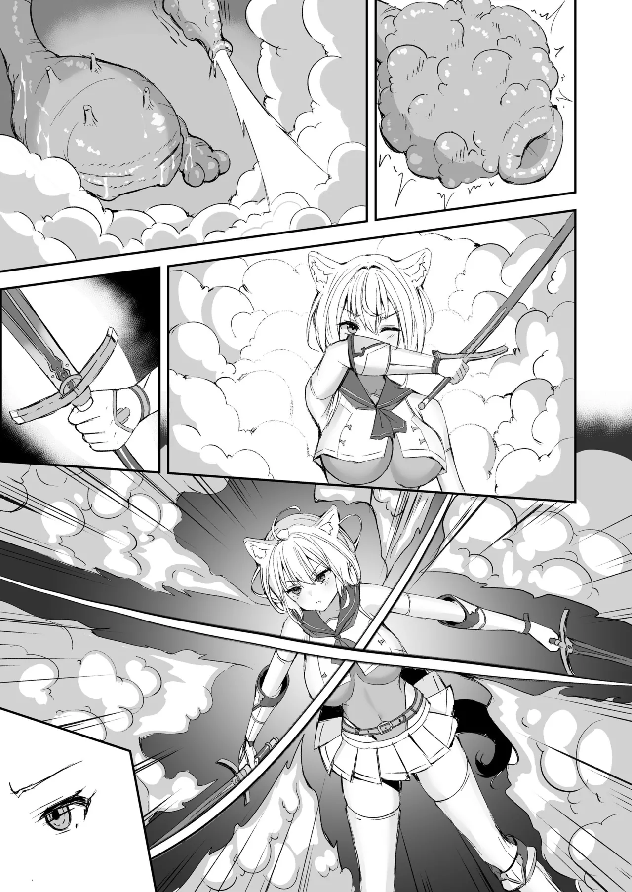 Hakurou Kenshi Hati-chan no Ecchi na Bouken no Sho page 204 original parody - squirting futanari hentai manga - read online free