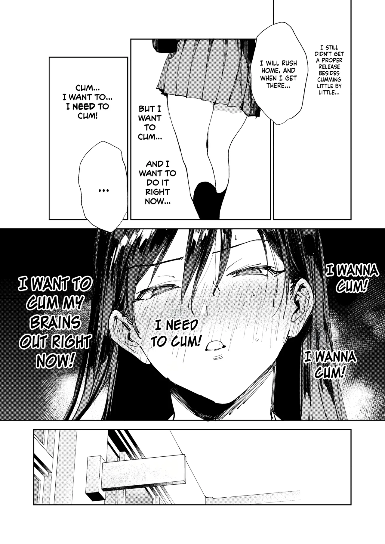 Kiritsu ni Kibishii Fuuki Iinchou wa Kounai de Himitsu no Dosukebe Onanie ga Yamerarenai! | The Strict Head of the DIsciplinary Committee Just Can't Stop Masturbating at School! page 39 original parody - squirting big breasts hentai manga - read online free