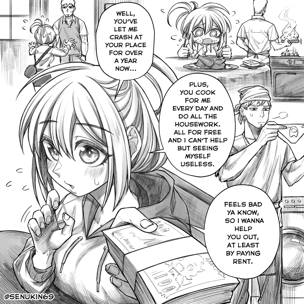 My friend's AnlyFons #1-2 page 28 - big breasts prostitution hentai manga - read online free