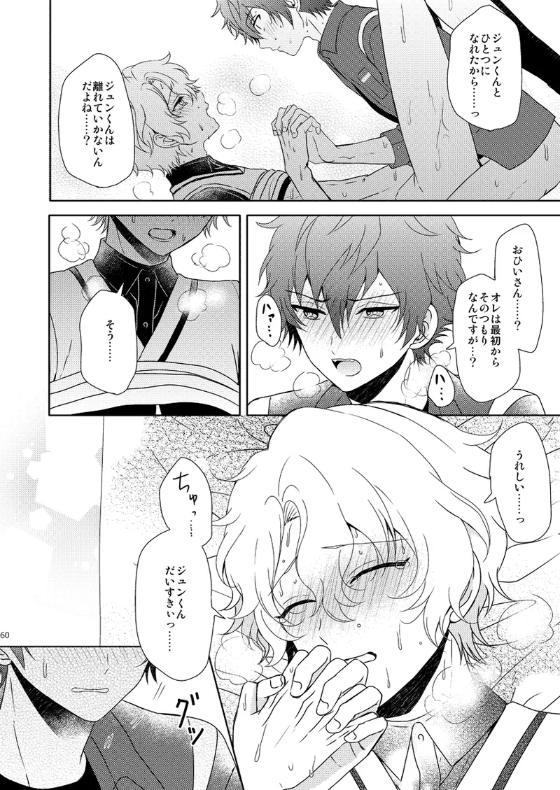 Isshin Doutai page 58 featuring hiyori tomoe ensemble stars parody - males only yaoi hentai manga - read online free