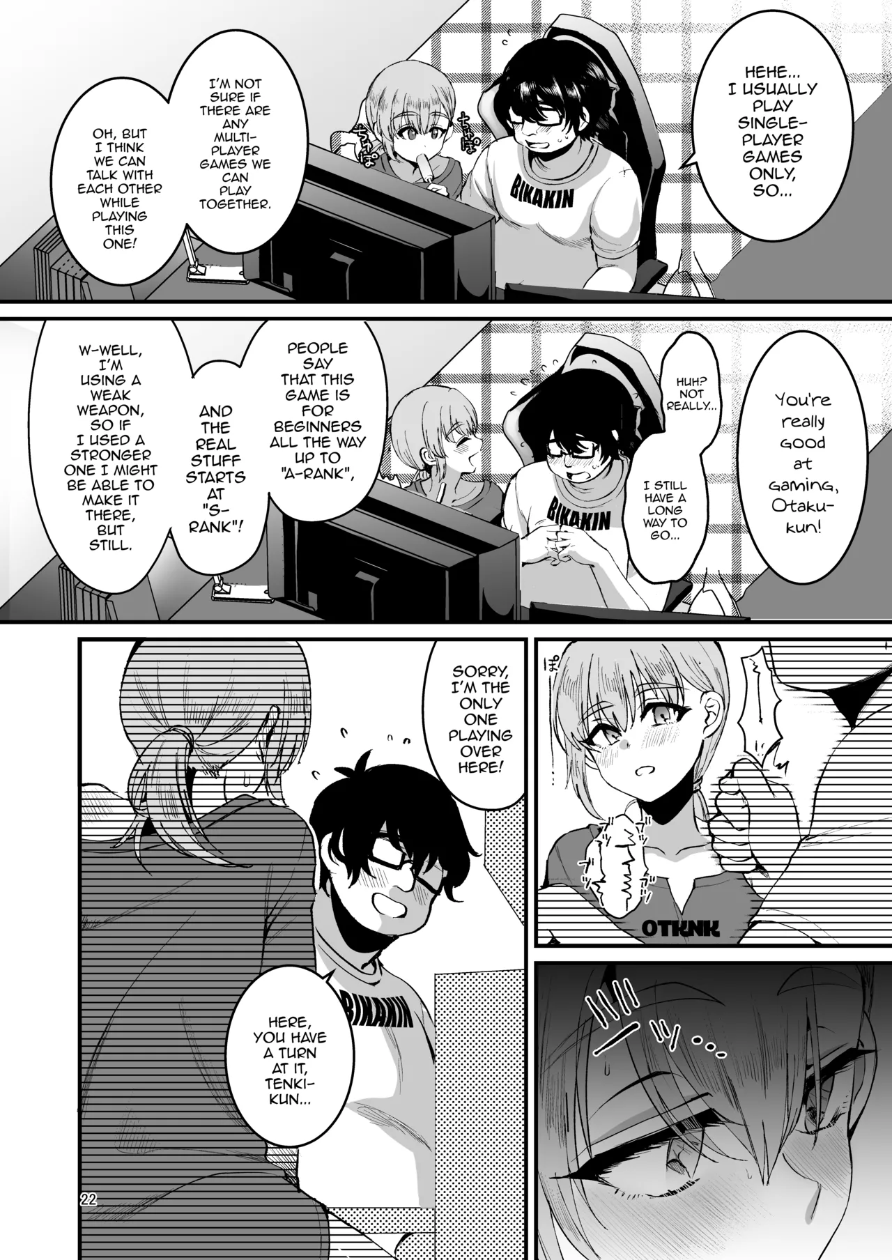 Otaku ni Yasashi Benki-kun. Chuu page 21 original parody - handjob onahole hentai manga - read online free