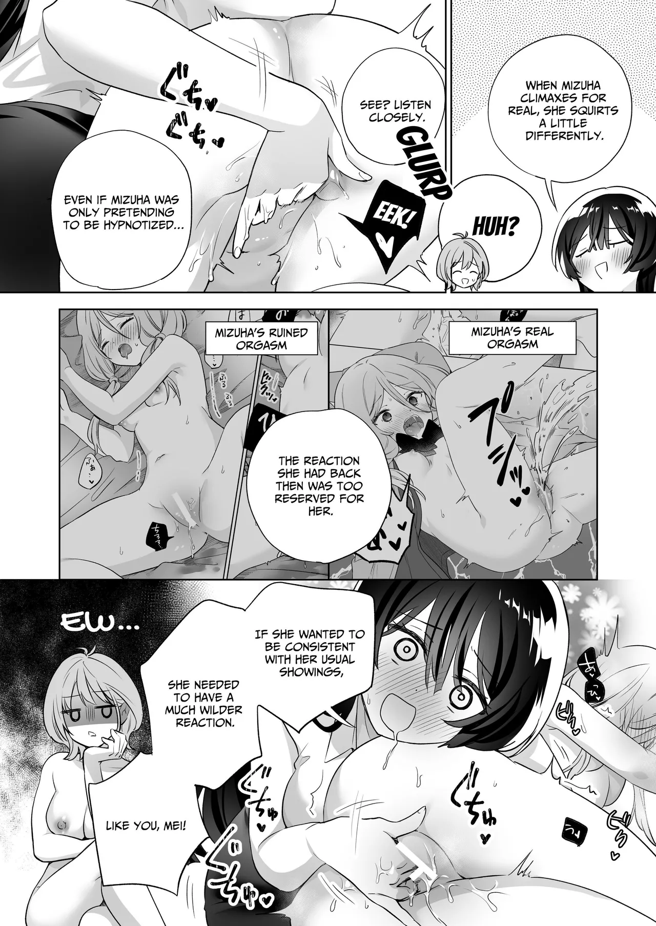 [Gutsutoma (Tachi)] Minna de Ecchi na Yurikatsu Appli ~Ee Kono Naka ni Kakattenai Ko ga Iru!?~ 3 Zenpen | A Sexy Yuri App 3 ~What?! One Of You Isn't Mesmerized!?~ Part 1 [Digital] [English] [IXIA WORKS] page 57 original parody - squirting big breasts hentai manga - read online free