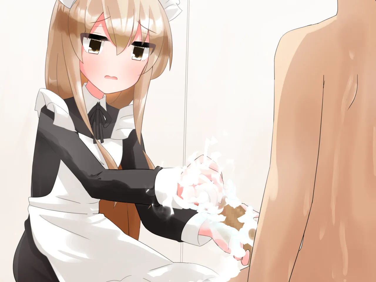 Muchi de Kiyowa na Bishoujo Maid Yatotte Ecchi na Gohoushi Saseru Hanashi page 286 original parody - maid handjob hentai manga - read online free