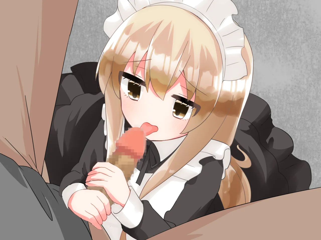 Muchi de Kiyowa na Bishoujo Maid Yatotte Ecchi na Gohoushi Saseru Hanashi page 294 original parody - maid handjob hentai manga - read online free