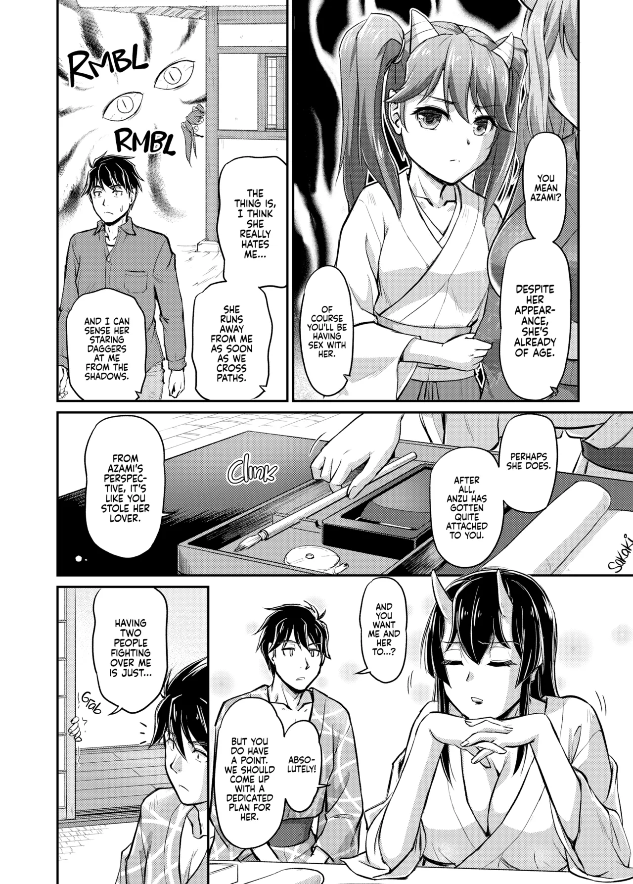 Oni Harame: Impregnate ALL the Oni! page 141 - oni big breasts hentai manga - read online free