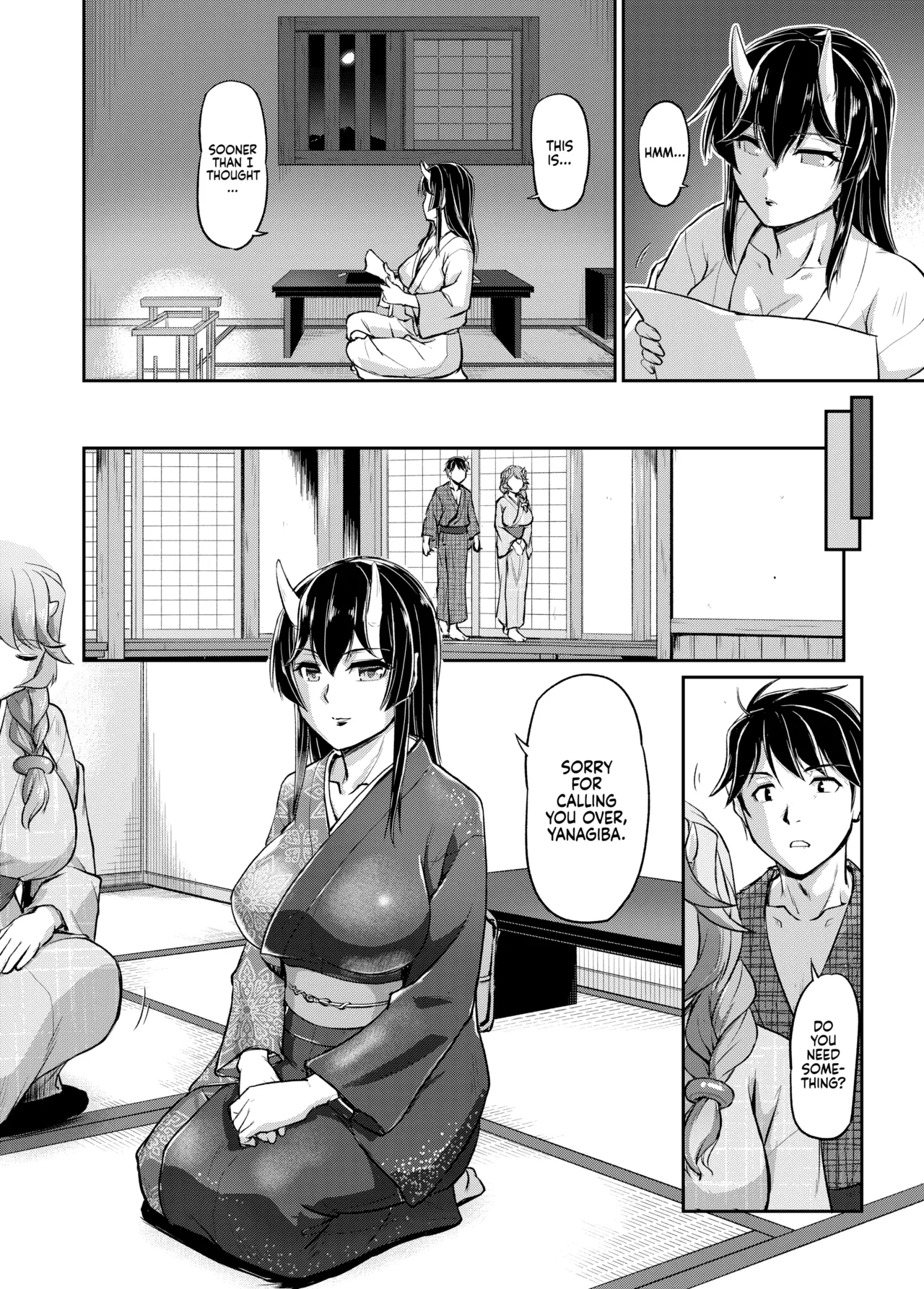 Oni Harame: Impregnate ALL the Oni! page 159 - oni big breasts hentai manga - read online free