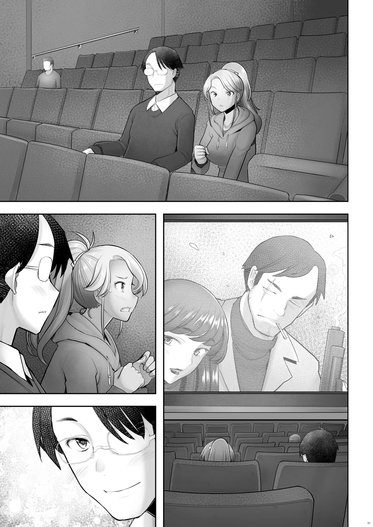 Yasashii Chinpo ni Koisuru Gal 3 page 11 original parody - kissing big breasts hentai manga - read online free