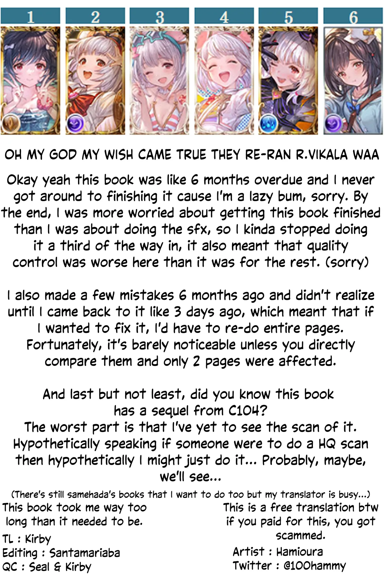 (C103) [Merry Melody Line (Hammy Aura)] Vikala ni Gachi Hore Gran-kun | Gran-kun is Madly in Love with Vikala (Granblue Fantasy) [English] [Santamariaba] page 47 featuring gran granblue fantasy parody - sole female sole male hentai manga - read online free