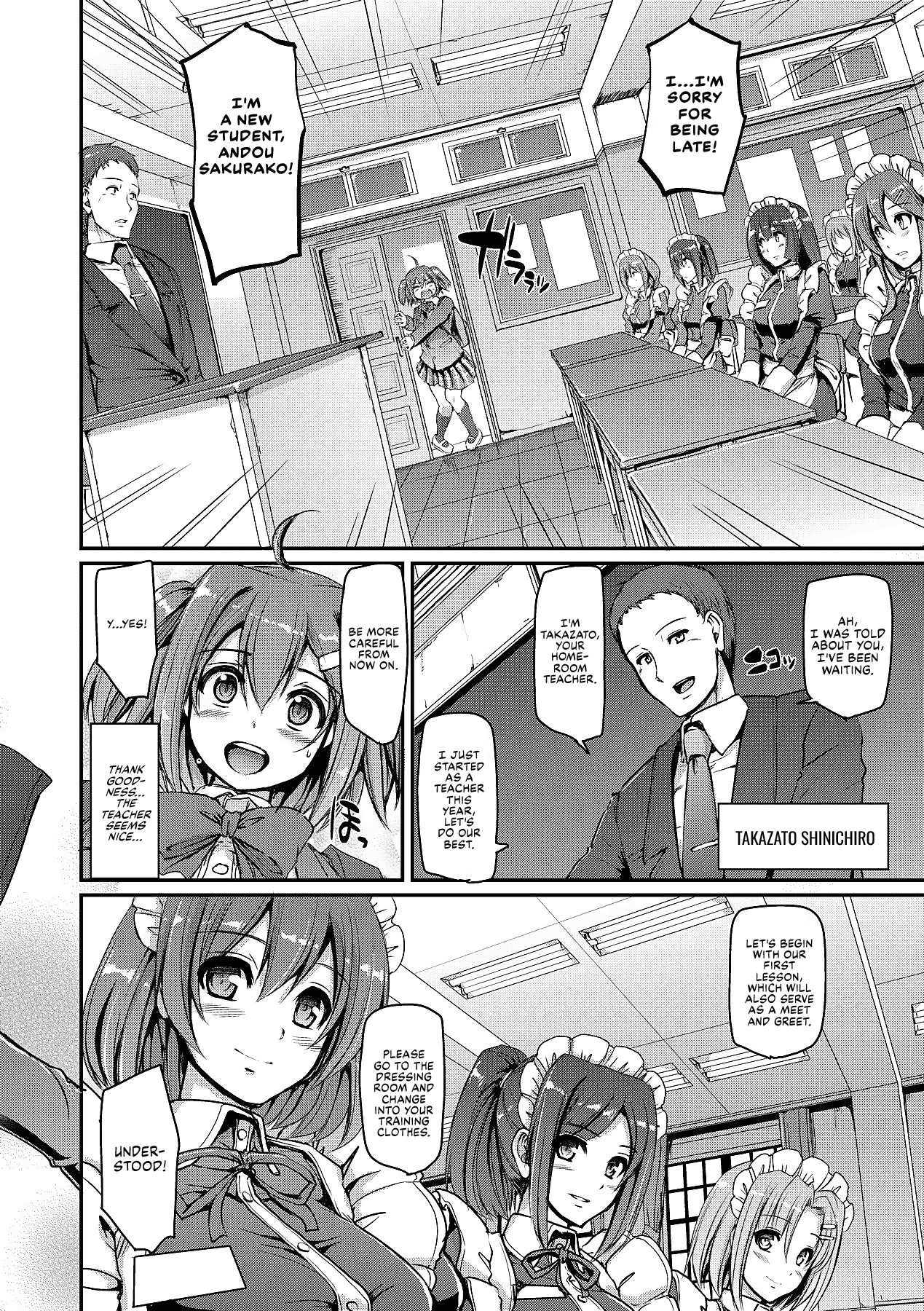 [Alexi Laiho] Maid Gakuen e Youkoso!! - Welcome to Maid Academy Ch. 1-4 [English] [Decensored] [Digital] - Page 10