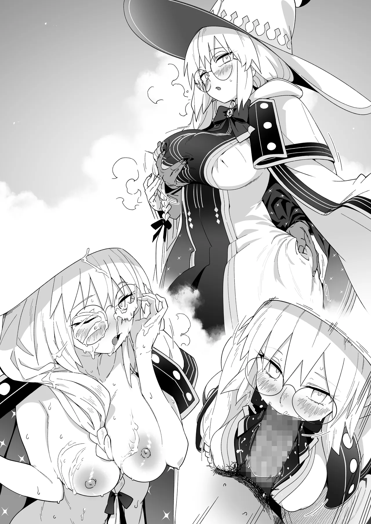 Morgan ga Otto to Issho ni Ase o Kaku Hon. | A Book about Morgan Getting Sweaty Together with Her Husband. page 43 featuring gudao fate grand order parody - sweating leg lock hentai manga - read online free